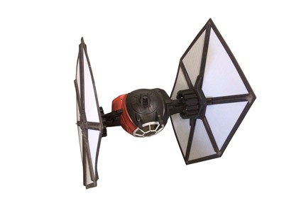 Lot 345 - Star Wars large scale. TIE Fighters with 25" wings (1)