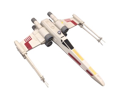 Lot 349 - Star Wars X-Wing Fighter 750 mm long & Boda Fett Slave I 500mm long (2)
