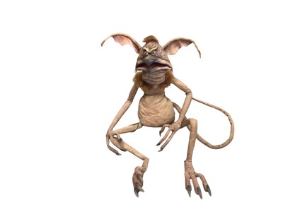 Lot 352 - Star Wars Return of the Jedi Salacious B. Crumb Kowakian Monkey-Lizard signed D Brand 2021 & large scale Jabba (2)