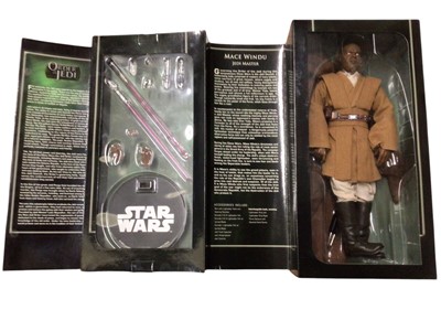 Lot 367 - Sideshow 1/6th scale Order of the Jedi Mace Windu Jedi Master action figures, boxed (1)