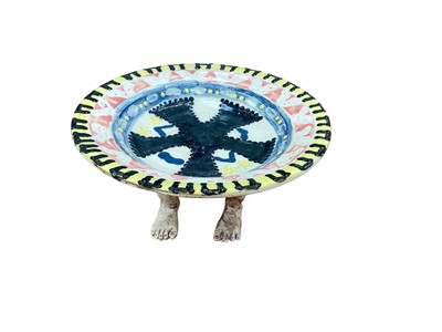 Lot 480 - Prue Piper ‘Aztec dish with human legs’