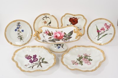 Lot 53 - Group of Chamberlains Worcester porcelain dessert ware