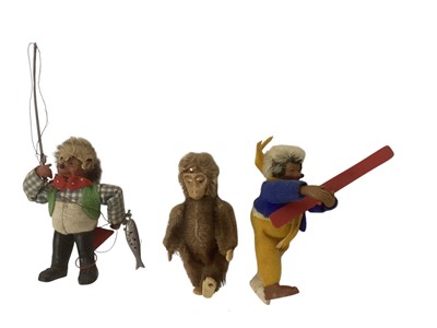 Lot 1935 - Selection of lead Coco Cub anamorphic models, Schuco monkey, two German hedgehogs and Corgi Magic Roundabout diecast toy