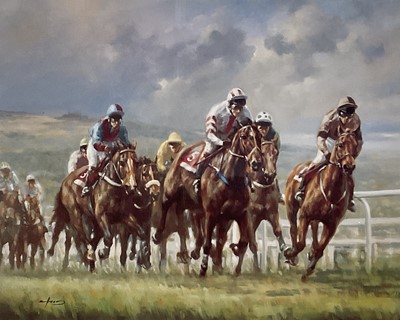 Lot 394 - Graham Isom, signed limited edition print - 'Turning for Home', 463/500, in glazed frame
