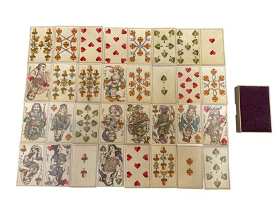 Lot 901 - Complete deck of 32 Karl Gerich 'Nibelungenkarten' 1994 playing cards, no. 27