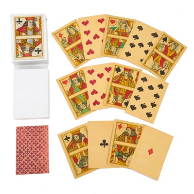 Lot 910 - Complete deck of 52 Karl Gerich modified English Pattern playing cards