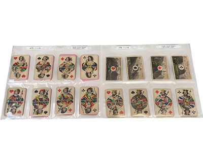 Lot 903 - Complete deck of 52 Muller 'Luxury' pattern Swiss cards