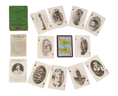 Lot 920 - Complete deck of 53 Boxer Rebellion themed playing cards