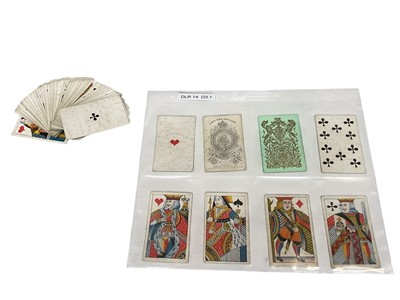 Lot 918 - Complete deck of 52 D3.1 'the Victoria' type playing cards, circa 1840-1850, Cartorama 68, item 127
