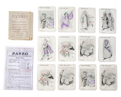 Lot 929 - Rare set of Panko or 'Votes for Women' cards circa 1909