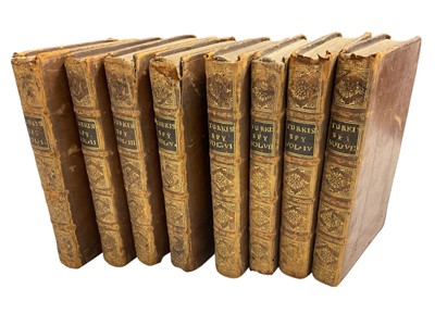 Lot 1390 - Giovanni Paolo - Letters writ by a Turkish Spy, 1707, 8 Vols