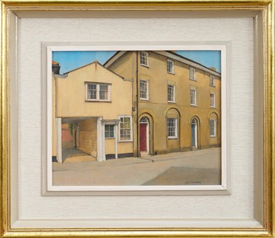 Lot 1126 - *Charles Debenham (b.1933) oil on board - Friars Street, Sudbury, signed, 20cm x 25cm, framed.