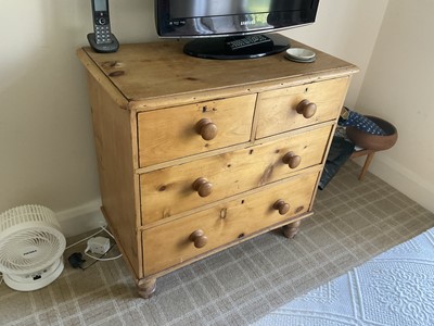 Lot 1210 - Pine chest of drawers