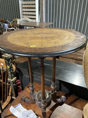 Lot 5341 - Late Victorian walnut occasional table
