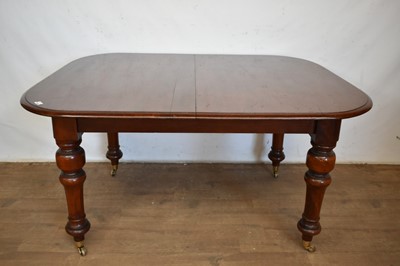Lot 1538 - Victorian mahogany extending dining table