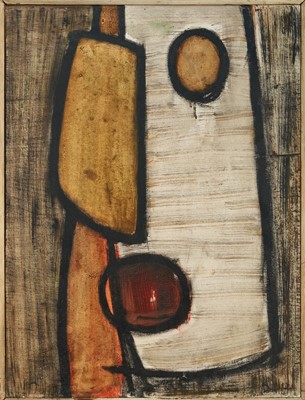 Lot 1175 - *Robert Sadler (1909-2001) acrylic on board, Abstract, 77 x 54cm