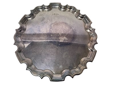 Lot 327 - Contemporary silver salver