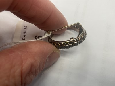 Lot 506 - Victorian diamond crescent brooch