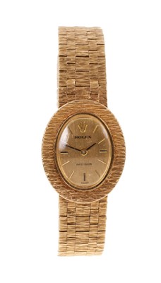 Lot 691 - 1970s Rolex Precision 9ct gold ladies' wristwatch