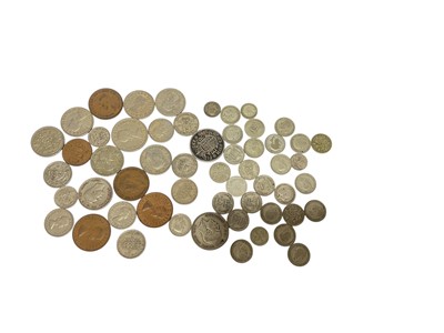 Lot 439 - G.B. - Mixed coinage to include a small quantity of silver (Qty)