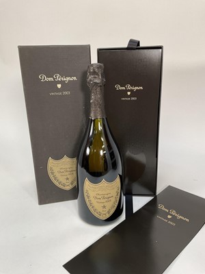 Lot 735 - One bottle, Dom Perignon champagne vintage 2003, in original box