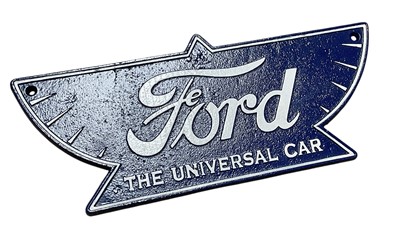 Lot 7 - Modern metal Ford 'The Universal Car' sign, 38cm in length.