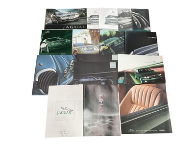 Lot 31 - Collection of 2000's Jaguar sales brochures to include S - Type and X - Type models (16).