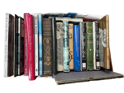 Lot 51 - Collection of specialist Rolls-Royce and Bentley related books including The Silver Lady, Steel Chariots in the Desert and others books (2 boxes)