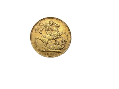 Lot 425 - G.B. - Gold Sovereign Edward VII 1908 GF-AVF (1 coin)
