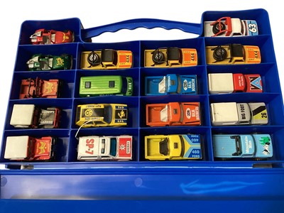 Lot 1720 - Matchbox Carry Case with 1-75 Series diecast vehicles (5)