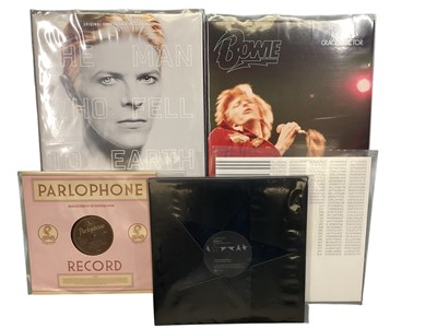 Lot 2205 - David Bowie LP Records including Bowie PinUps, Aladdin Sane, Hunky Dory, The Man who fell to Earth, Low, two picture discs and others (20)