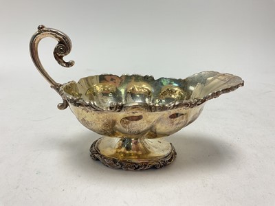 Lot 243 - Mexican sterling silver (925) sauce boat
