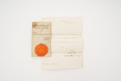 Lot 79 - Lt. General Henry Wynyard (1761-1838) 3rd Foot Guards, Colonel 46th Regiment of Foot and Equerry to H.H.H. The Duke of Cumberland, a group of early 19th century military correspondence including...