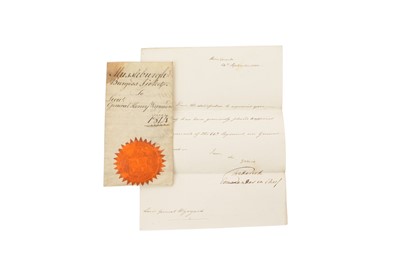 Lot 79 - Lt. General Henry Wynyard (1761-1838) 3rd Foot Guards, Colonel 46th Regiment of Foot and Equerry to H.H.H. The Duke of Cumberland, a group of early 19th century military correspondence including...