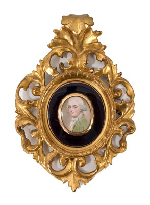 Lot 892 - John I Smart (1741-1811), fine portrait miniature on ivory of a Gentleman in green coat