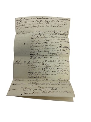 Lot 80 - Lt. General Henry Wynyard, rare Napoleonic period handwritten military report in Italian entitled ' Miliary Observations on the Valdi Noto made in June 1806 by Captain Pritchard and a Sicilian En...