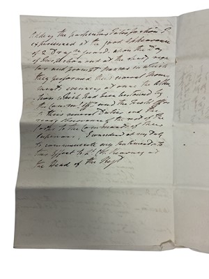 Lot 80 - Lt. General Henry Wynyard, rare Napoleonic period handwritten military report in Italian entitled ' Miliary Observations on the Valdi Noto made in June 1806 by Captain Pritchard and a Sicilian En...