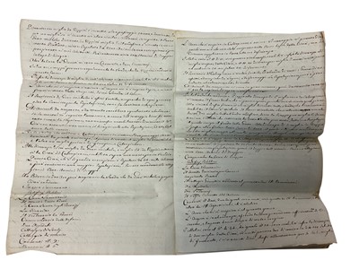 Lot 80 - Lt. General Henry Wynyard, rare Napoleonic period handwritten military report in Italian entitled ' Miliary Observations on the Valdi Noto made in June 1806 by Captain Pritchard and a Sicilian En...