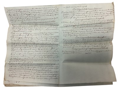Lot 80 - Lt. General Henry Wynyard, rare Napoleonic period handwritten military report in Italian entitled ' Miliary Observations on the Valdi Noto made in June 1806 by Captain Pritchard and a Sicilian En...