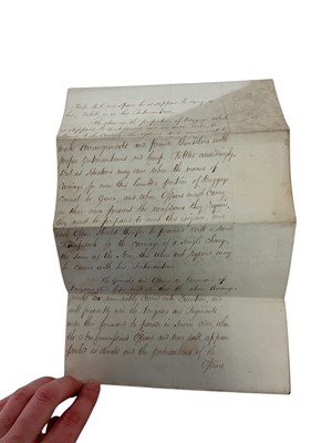 Lot 80 - Lt. General Henry Wynyard, rare Napoleonic period handwritten military report in Italian entitled ' Miliary Observations on the Valdi Noto made in June 1806 by Captain Pritchard and a Sicilian En...