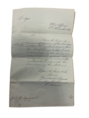 Lot 80 - Lt. General Henry Wynyard, rare Napoleonic period handwritten military report in Italian entitled ' Miliary Observations on the Valdi Noto made in June 1806 by Captain Pritchard and a Sicilian En...
