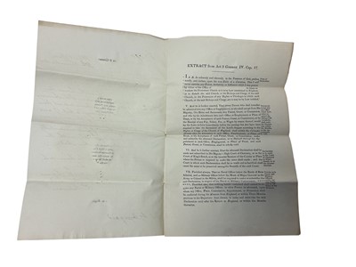 Lot 80 - Lt. General Henry Wynyard, rare Napoleonic period handwritten military report in Italian entitled ' Miliary Observations on the Valdi Noto made in June 1806 by Captain Pritchard and a Sicilian En...