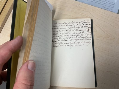 Lot 43 - General Francis Seymour, later 5th Marquess of Hertford, original handwritten diary entitled "Prussian Reviews near Cologne, September, 1861" approximately 34 pages.