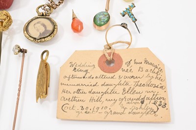 Lot 529 - Group of antique jewellery