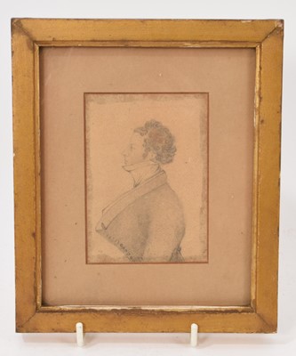 Lot 889 - Regency Anglo Indian school pencil portrait