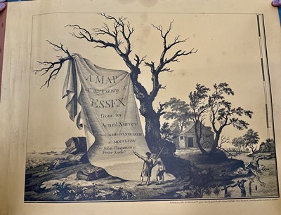 Lot 1021 - Replica of the 1777 Chapman and Andre map of Essex