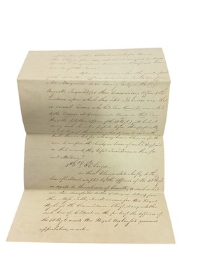 Lot 82 - Of Australian interest, a fascinating group of correspondence between Major General Lachlan Macquarie C.B. The fifth Governor of New South Wales ( from 1810-1821) and various Officers of the 46t...