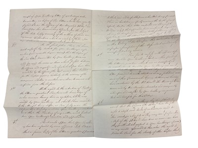 Lot 82 - Of Australian interest, a fascinating group of correspondence between Major General Lachlan Macquarie C.B. The fifth Governor of New South Wales ( from 1810-1821) and various Officers of the 46t...
