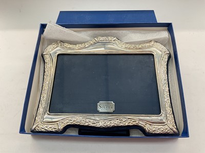 Lot 1113 - Silver photograh frame in original box
