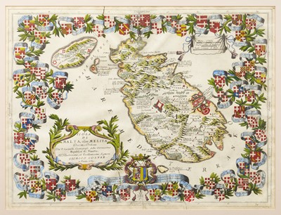 Lot 941 - Vincenza Maria Coronelli -17th century hand-coloured engraved map